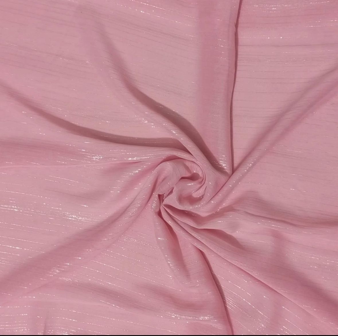 Zari Georgete - Sandy Pink