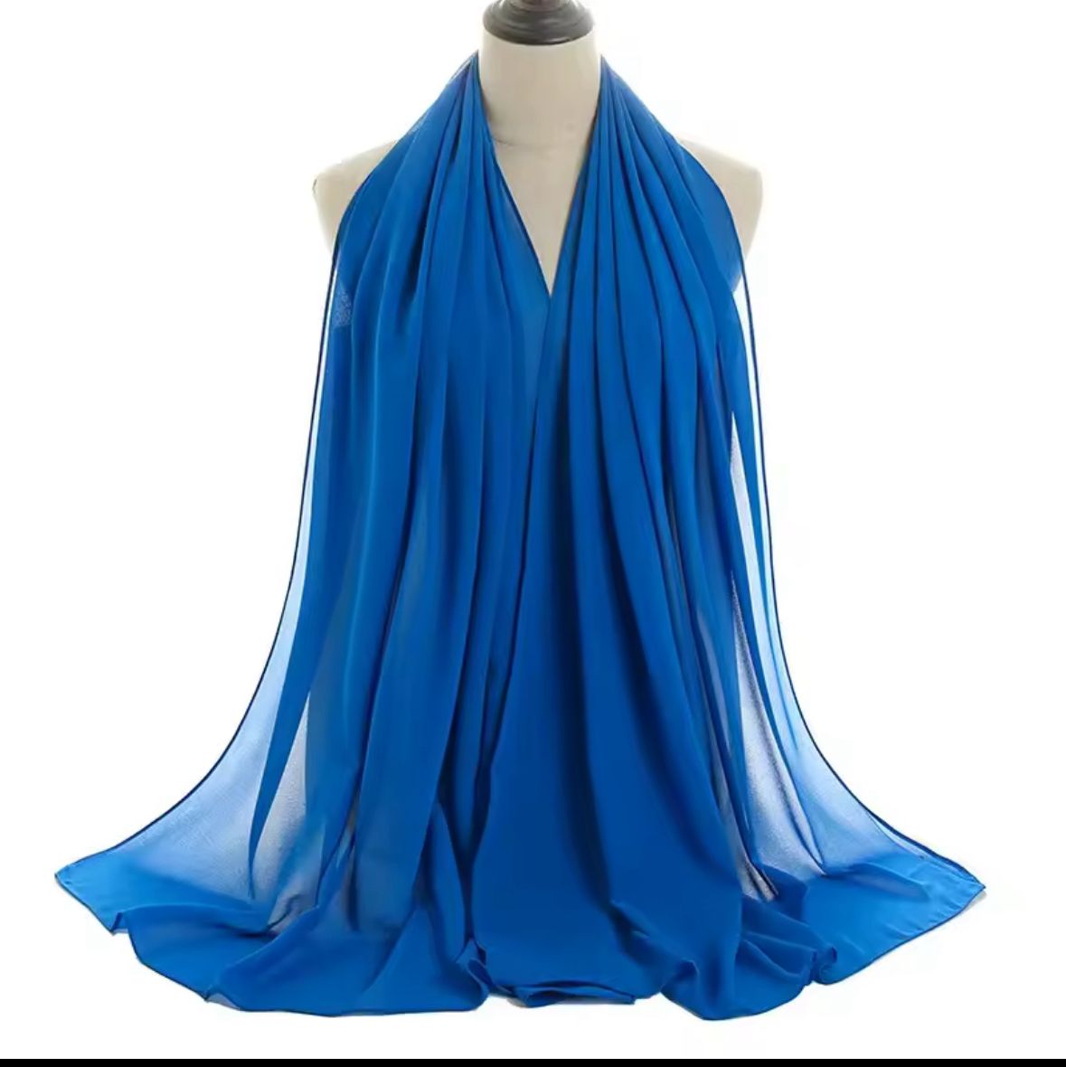 PREMIUM GEORGETTE HIJAB- AEGEAN BLUE