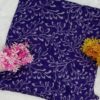 Printed lawn Hijab – Purple