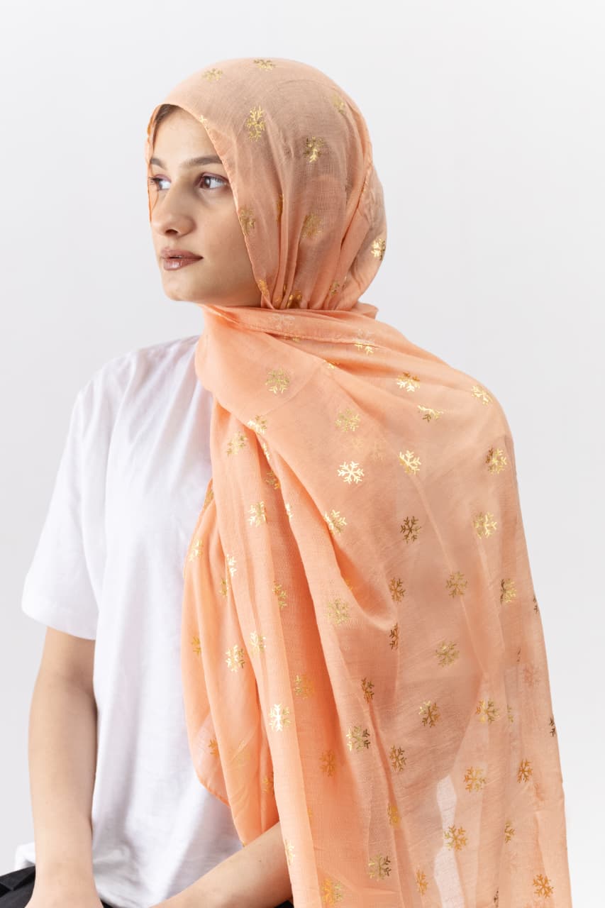 Foil Lawn - Peach