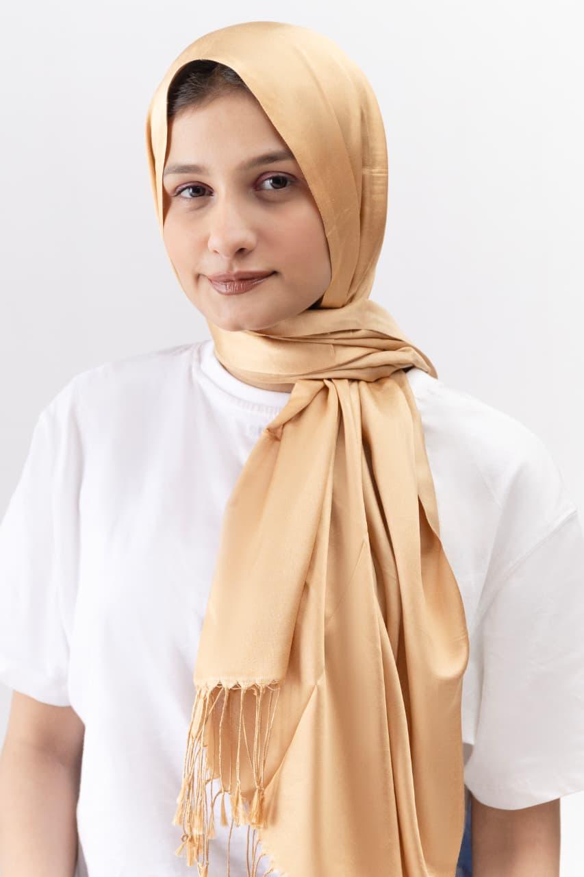 Dual Tone silk - Pale Khaki