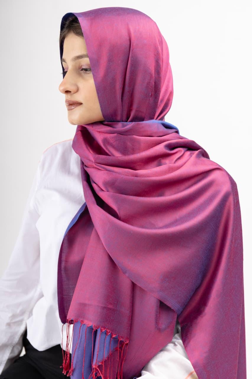 Dual Tone silk - Plum