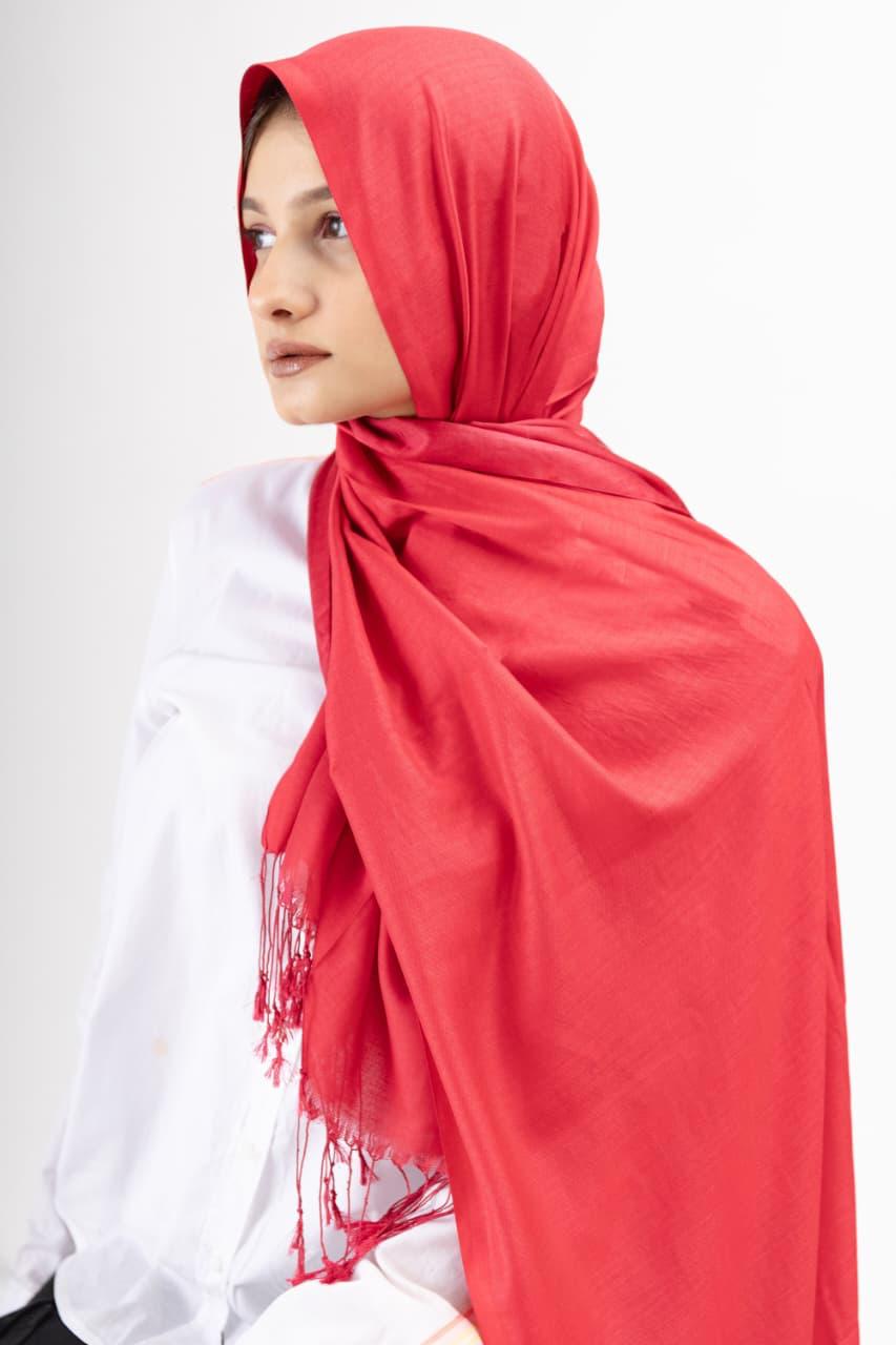 Dual Tone silk - Scarlet