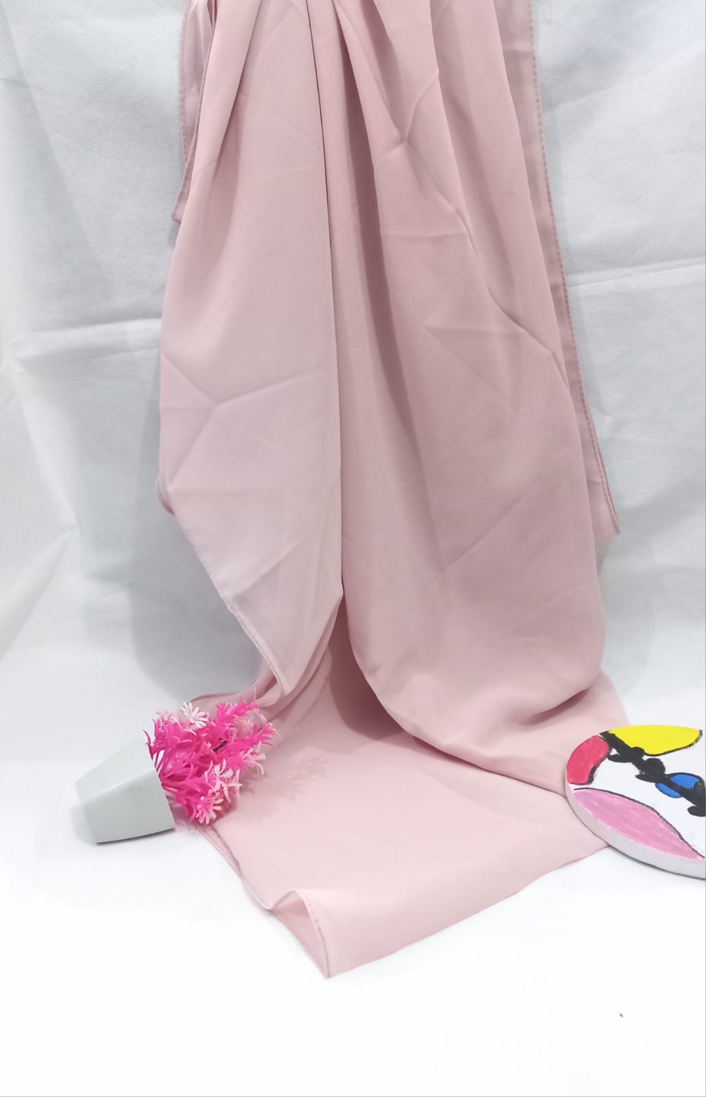 PREMIUM GEORGETTE HIJAB- POWDER PINK