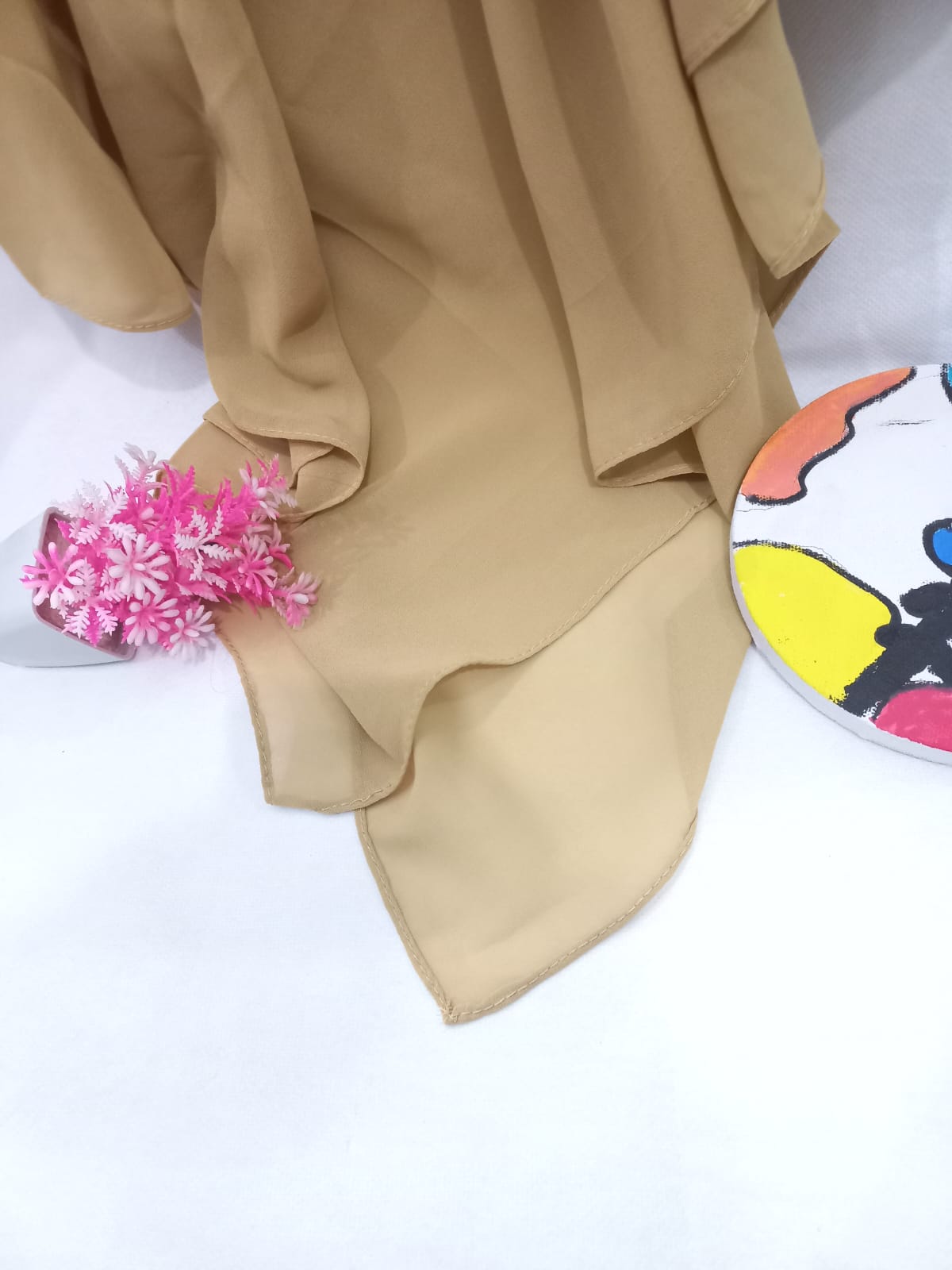 PREMIUM GEORGETTE HIJAB - NUDE BROWN