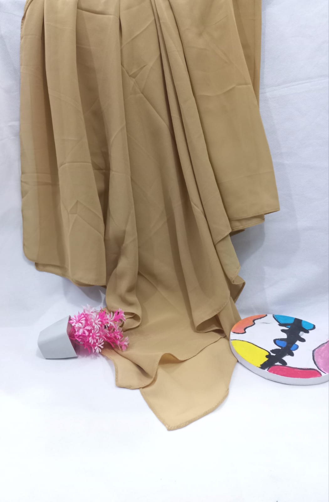 PREMIUM GEORGETTE HIJAB - NUDE BROWN