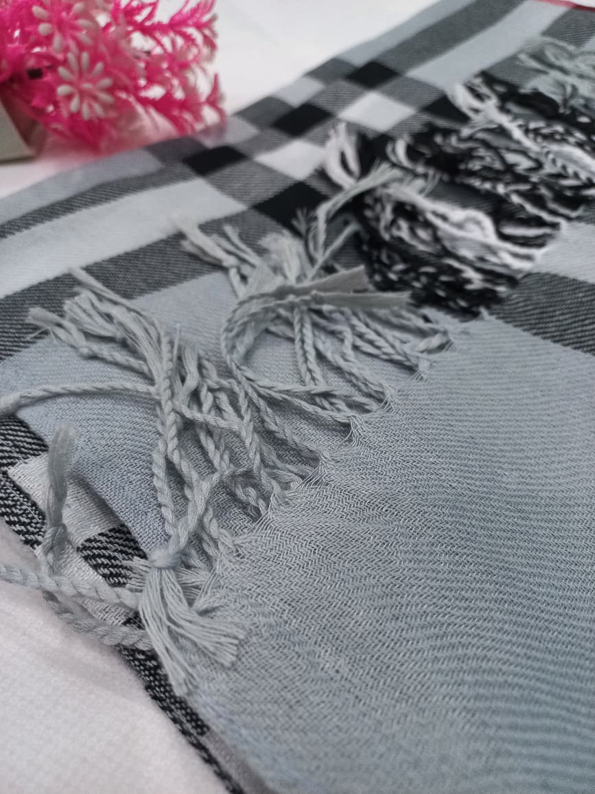 PREMIUM BURBERRY HIJAB - GREY