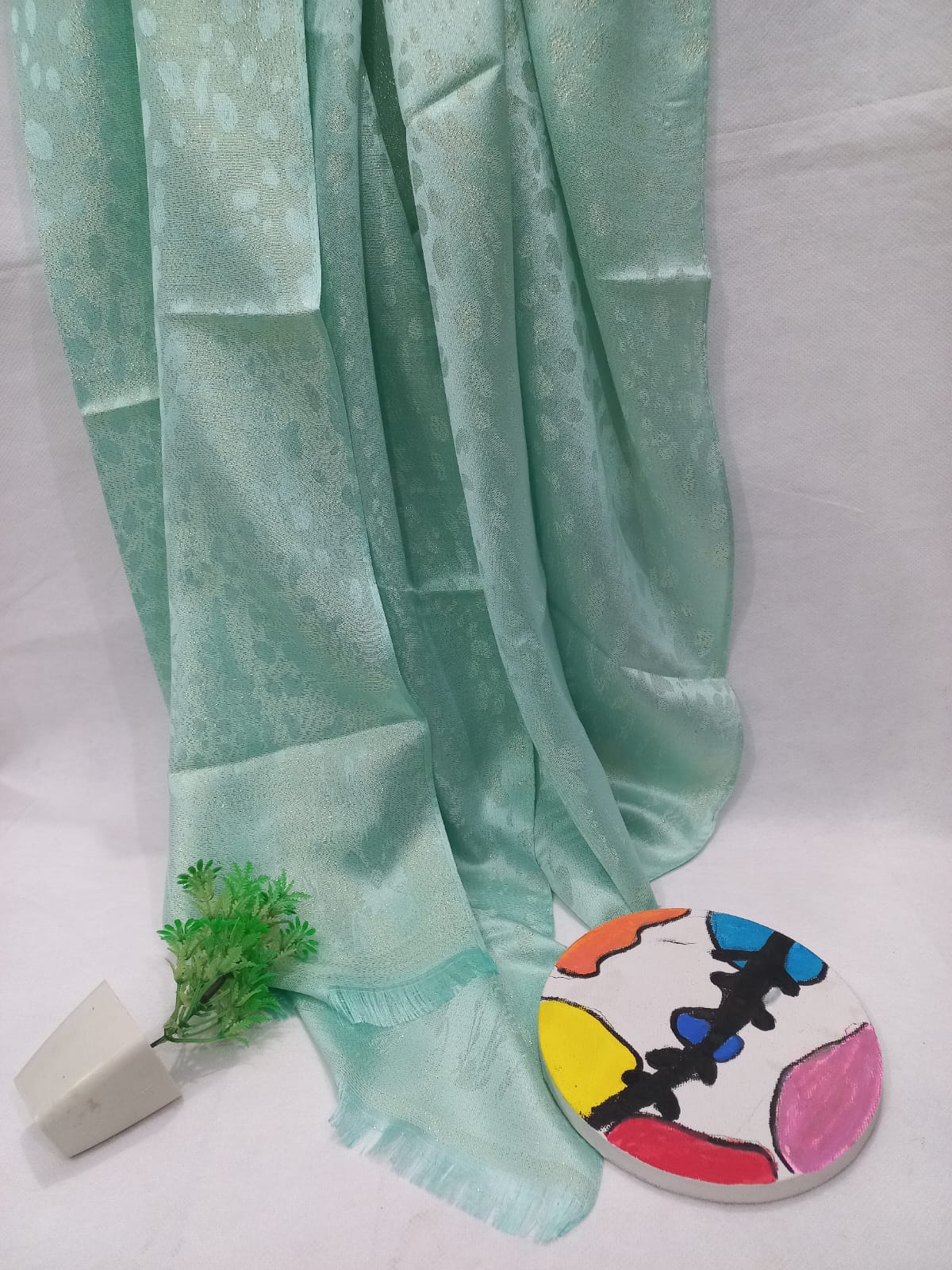 PREMIUM BANARSI SILK - PISTACHIO GREEN