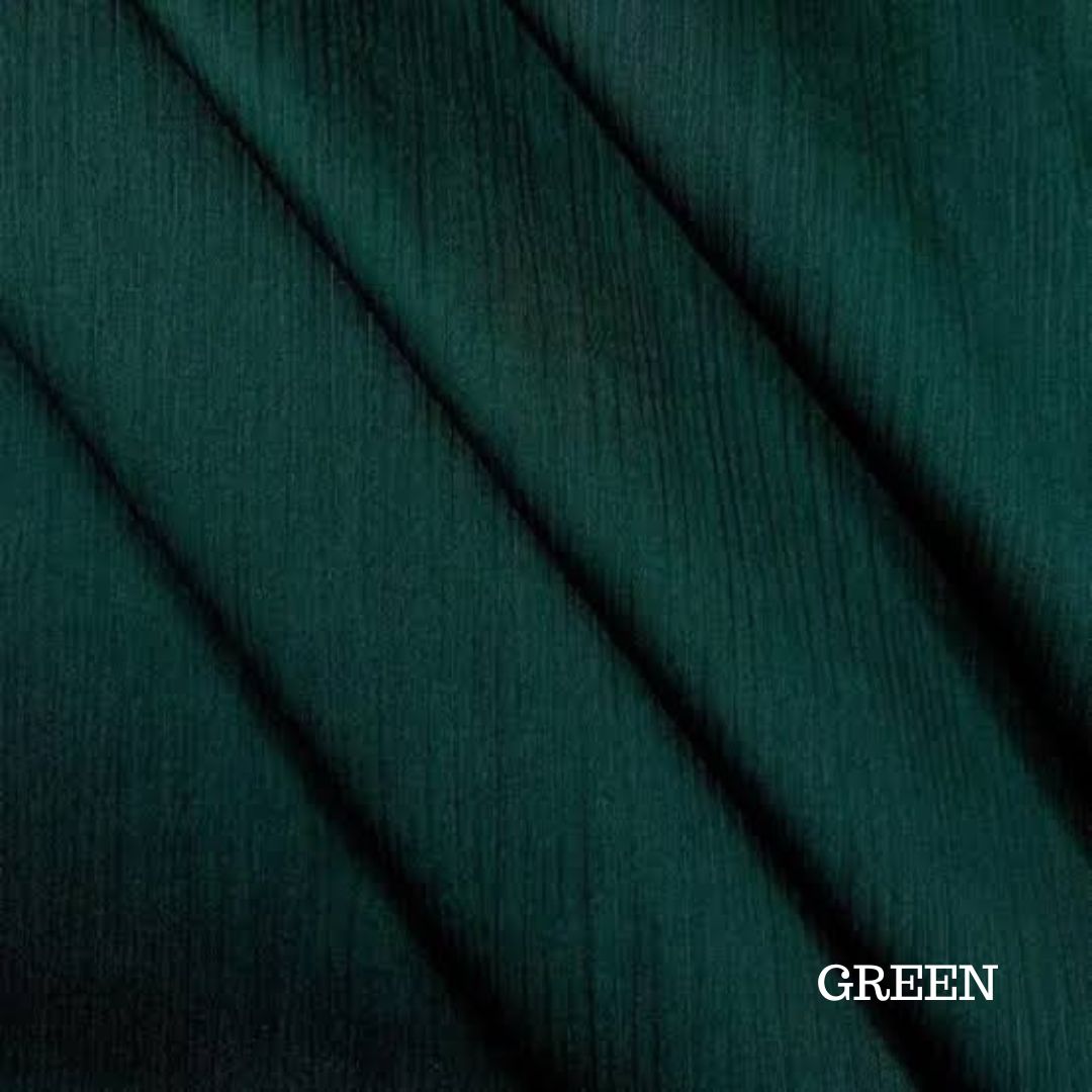Crinkle Silk Green - Cameo Hijabwears