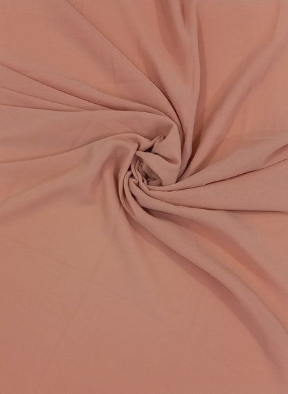PREMIUM GEORGETTE HIJAB-DARK PEECH