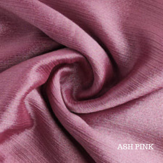 Crinkle Silk Ash Pink - Cameo Hijabwears