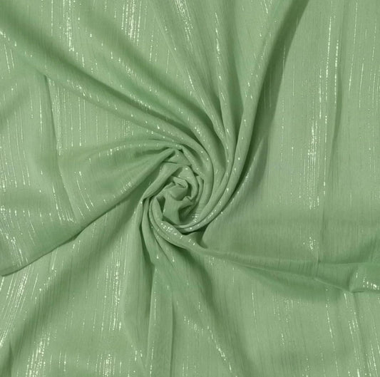 Zari Georgete - Pistachio