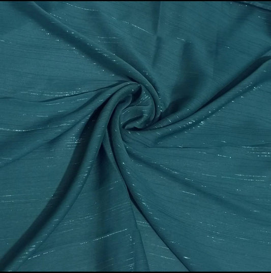 Zari Georgete - Teal