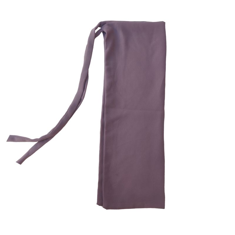Tie Back Half Niqab - Grape