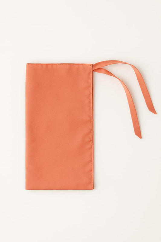 Tie Back Half Niqab - Peach