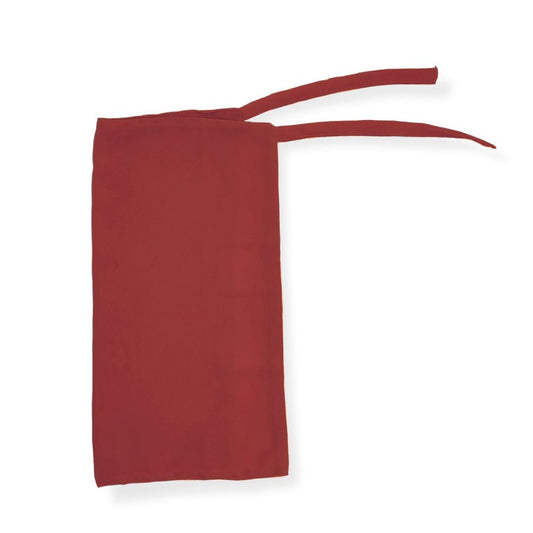 Tie Back Half Niqab - Rust