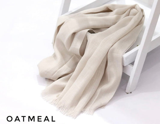 Turkish Lawn Oatmeal - Cameo Hijabwears