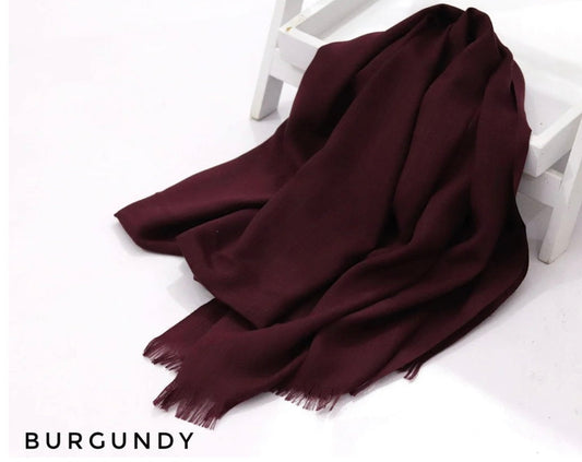 Turkish Viscose Lawn - Burgundy