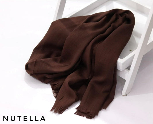 Turkish Lawn  Nutella - Cameo Hijabwears