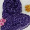 Printed lawn Hijab – Purple
