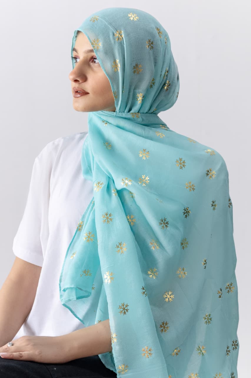 Foil Lawn - Aqua