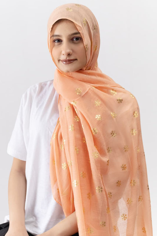 Foil Lawn - Peach