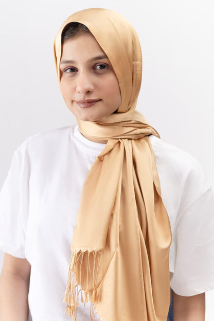 Dual Tone silk - Pale Khaki