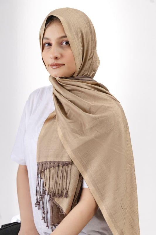 Dual Tone silk - Beige