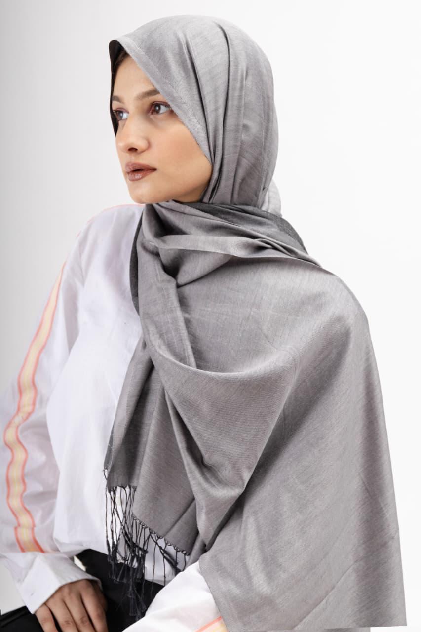 Dual Tone silk - Grey