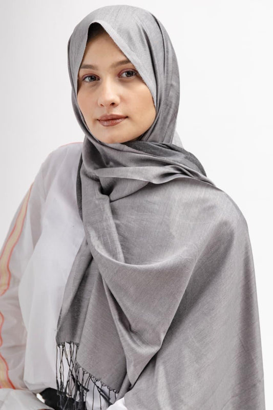 Dual Tone silk - Grey