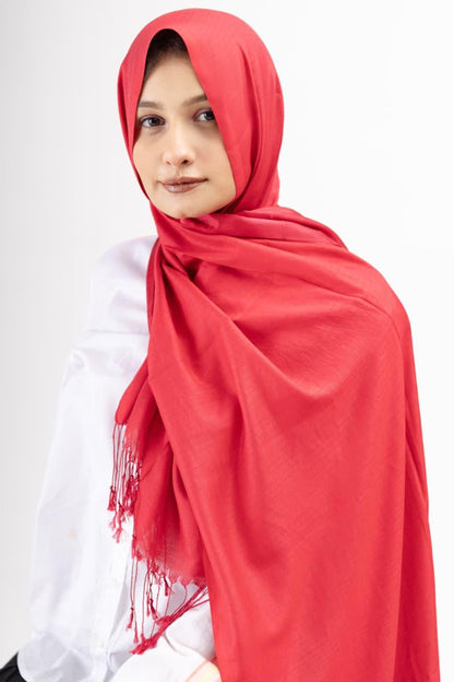 Dual Tone silk - Scarlet