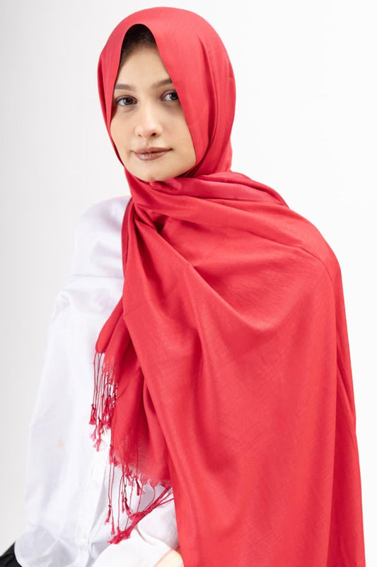 Dual Tone silk - Scarlet