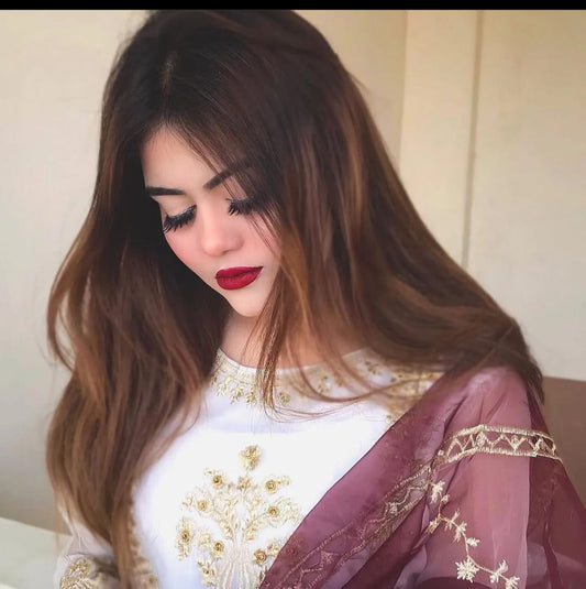 Handwork And Embroidery Shirt With Emb Dupatta 3piece
