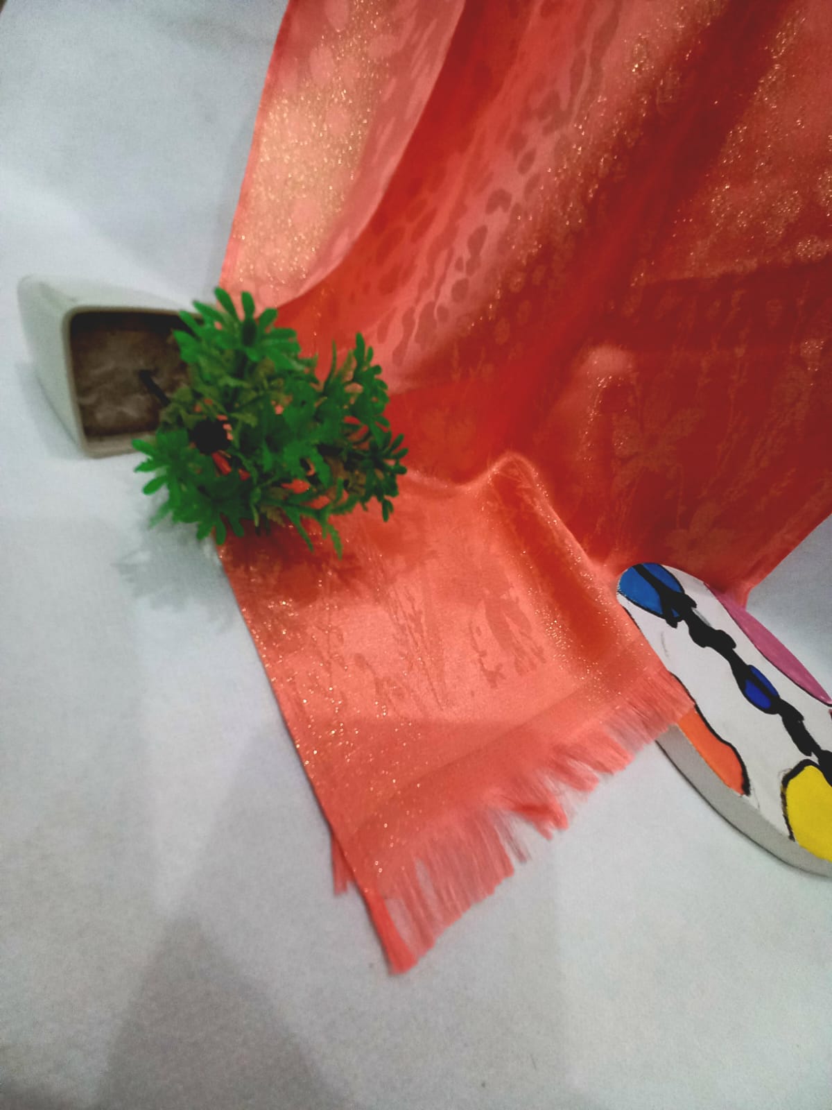 PREMIUM BANARSI SILK - PEECH