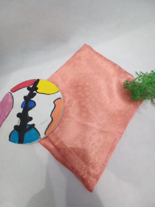 PREMIUM BANARSI SILK - PEECH