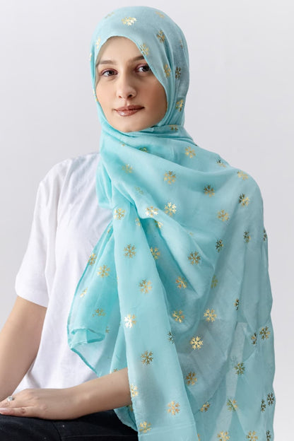Foil Lawn - Aqua