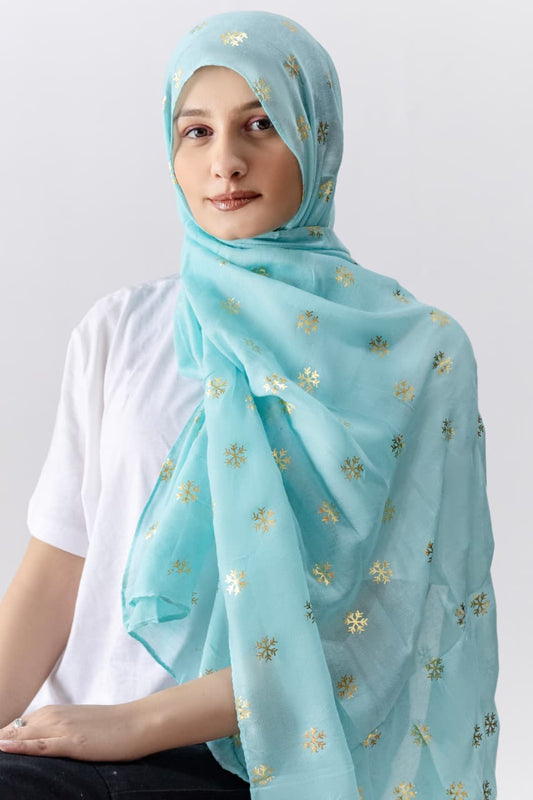 Foil Lawn - Aqua