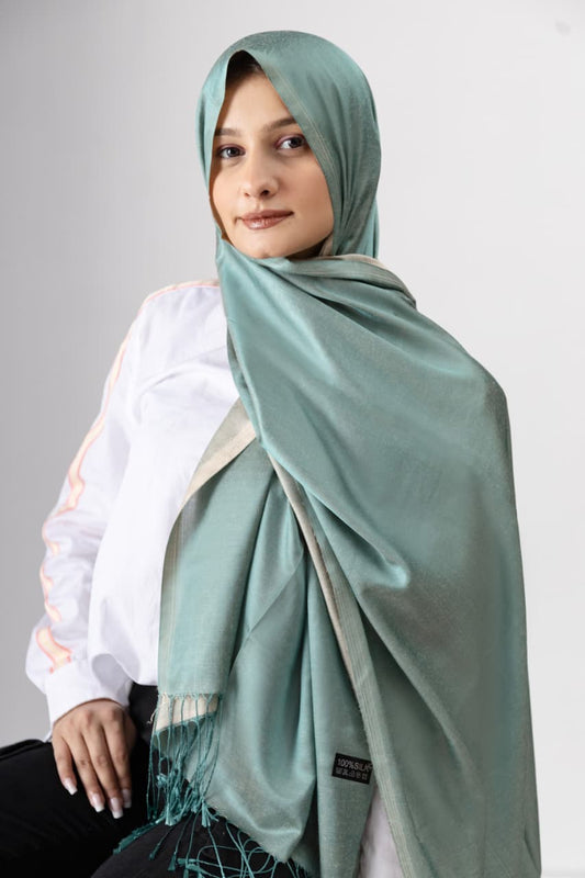 Dual Tone silk - Sage Green